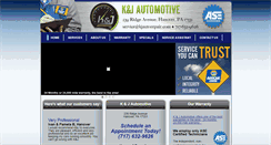 Desktop Screenshot of kjautorepair.com